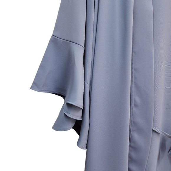 Birdy Grey Women's Kenny Ruffle Robe Dusty Blue - Picture 5 of 8